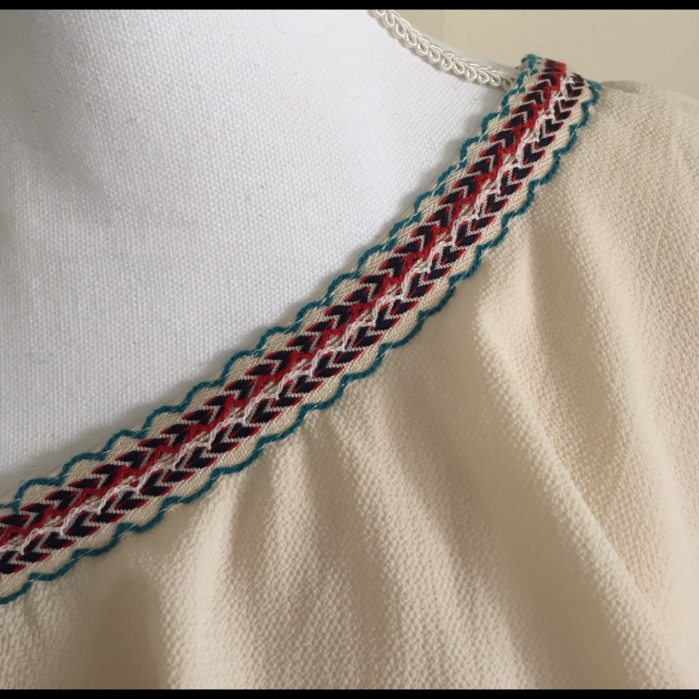 Anthropologie Paper Crane One Shoulder Blouse M - Picture 3 of 7